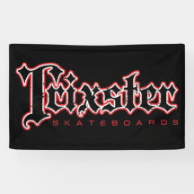 Trixster Skateboard-Fahne