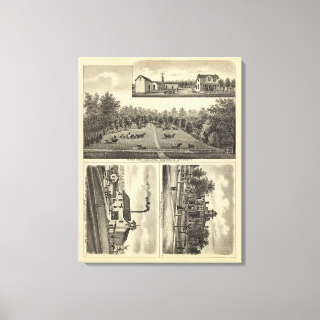 Trkei, Creek Farm, Nebraska Leinwanddruck (Vorderseite)