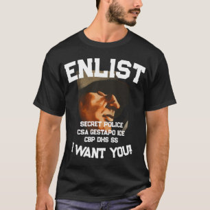 TRMP REKRUTIERUNG ICE CBP DHS SS Trump T-Shirt