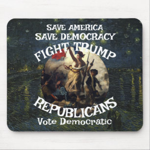 Trmp Republikanische Partei MAGA USA Amerika Wähle Mousepad