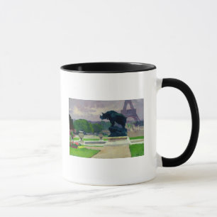 Trocadero Gärten und Nashorn durch Jacquemart Tasse
