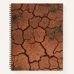 trocken, gebrochen notizbuch