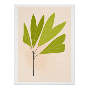 Trockenblatt Poster