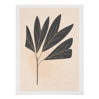 Trockenblatt Poster