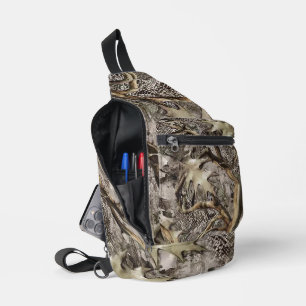 Trockene Blätter Tarnung für Jäger Crossbody Bag
