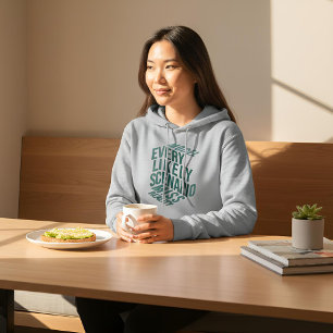 Trockene Motivation Modellierte Realität Ozean Hoodie