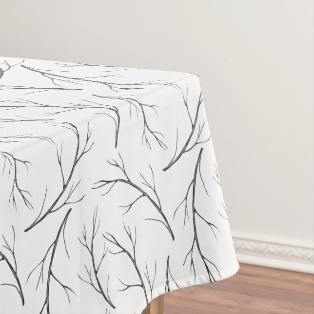 Trockene Zweige Tischdecke (Beispiel)