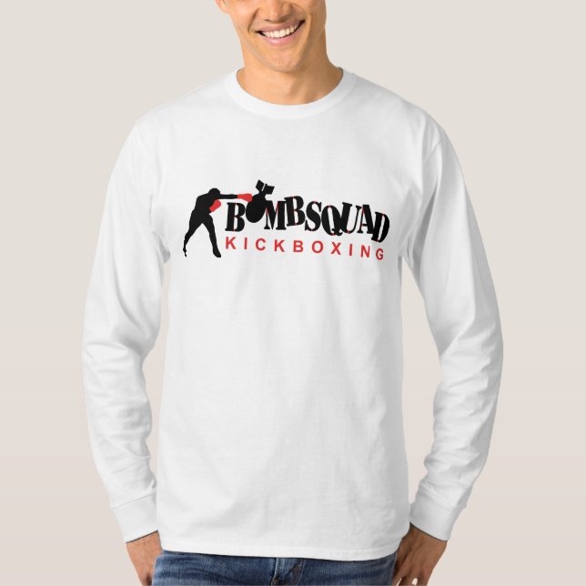 Trockener Sitz T der langen Hülse T-Shirt (Vorderseite)