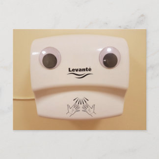 Trockener Spaß-Augentropfenkarte Postkarte