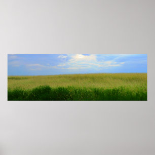 Trockener Sturm über Oklahoma Grasslands I (Color  Poster