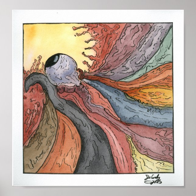 Trockenes Auge Poster (Vorne)