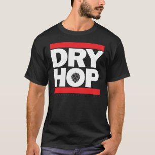 TROCKENES HOPFENhandwerks-Bier-Shirt - Schwarzes T-Shirt
