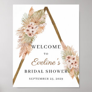 Trockenpalme Pampas Grass Dusty Pink Orchid Schild