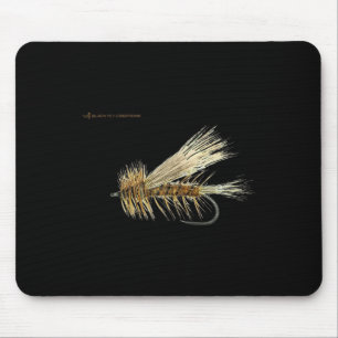 Trockensimulator-Fliegenfisch-Shirts von Black Fly Mousepad