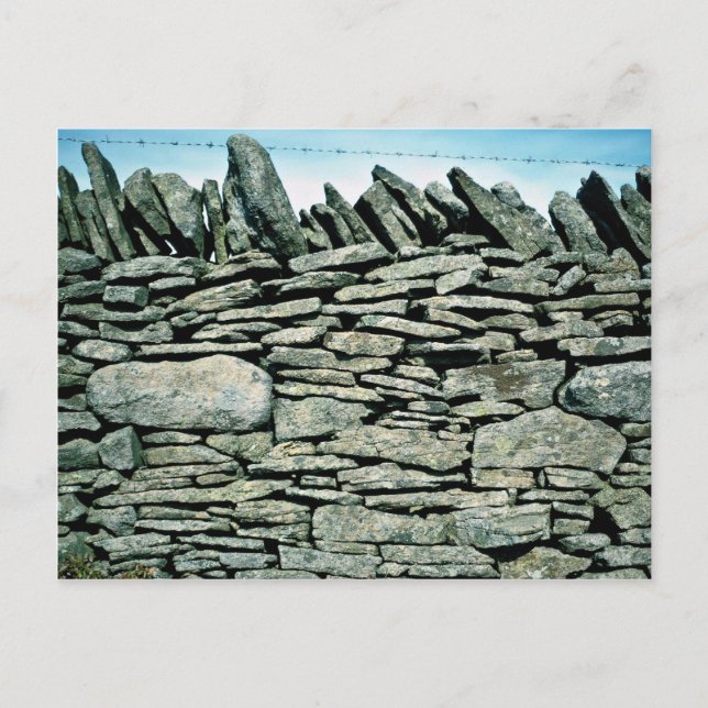 Trockensteinmauer Postkarte (Vorderseite)