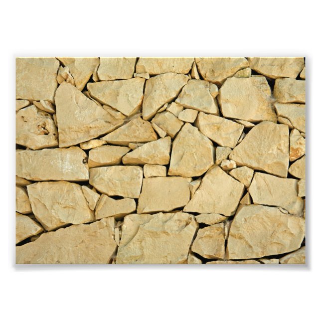Trockensteinwand Fotodruck (Vorne)