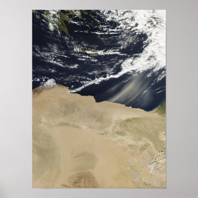 Trockensturm über Ägypten Poster (Vorne)