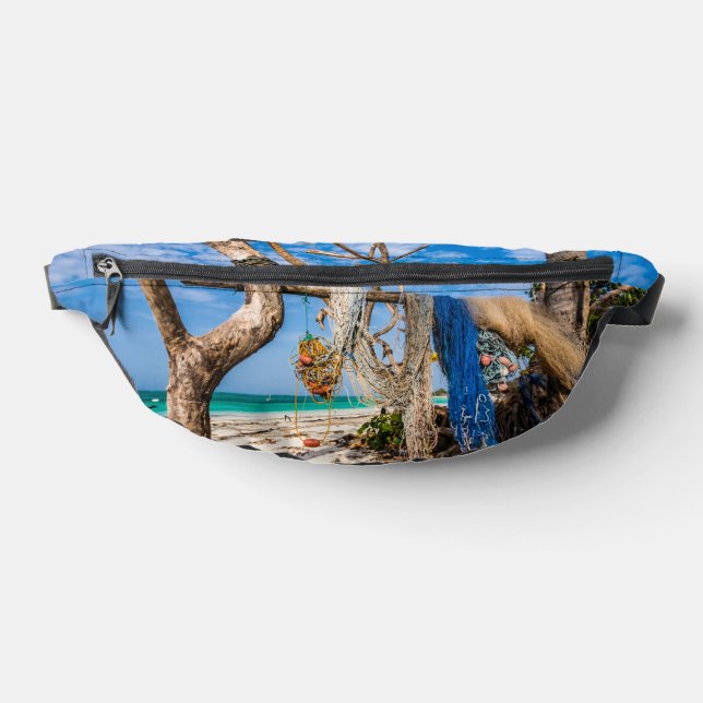 Trocknen der Netze am Strand Bauchtasche (Ablage )