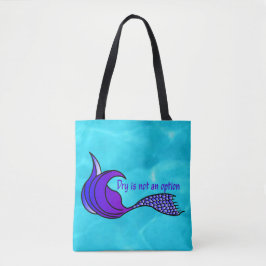 Trocknen ist kein lila Schwanz für Meerjungfrau