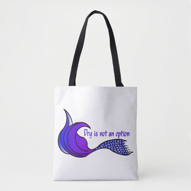 Trocknen ist kein lila Schwanz für Meerjungfrau (Vorderseite)