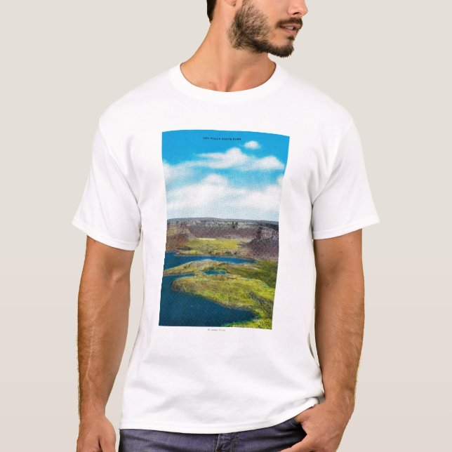 Trocknen Sie Fall-Staats-Park, großartige Coulee T-Shirt (Vorderseite)