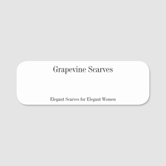 Trocknen Sie Löschen-magnetisches Namensschild (Vorderseite)