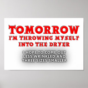 Trockner von Jugend-Funny-Poster Poster