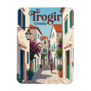 Trogir Altstadt Gasse Kroatien Magnet