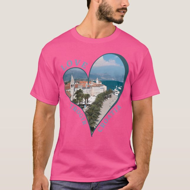 Trogir Kroatien T-Shirt (Vorderseite)