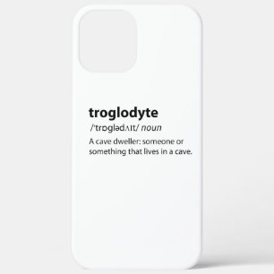 Troglodyte - Funny Cave Dweller Caver Speleology Case-Mate iPhone Hülle