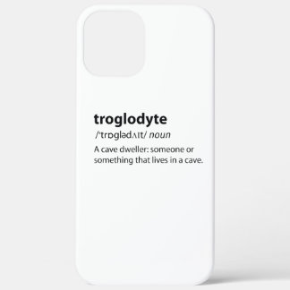 Troglodyte - Funny Cave Dweller Caver Speleology Case-Mate iPhone Hülle