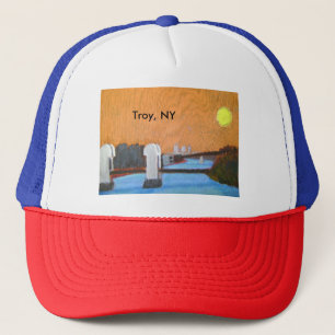 Troja, NY Hut Truckerkappe
