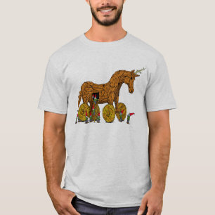 Trojan Einhorn-T-Shirt T-Shirt