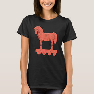 Trojan Grafik Pferdeliebhaber Reitsport Reiter Pfe T-Shirt