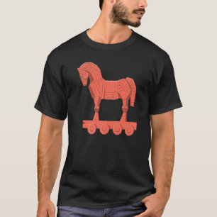 Trojan Grafik Pferdeliebhaber Reitsport Reiter Pfe T-Shirt