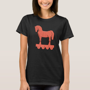 Trojan Grafik Pferdeliebhaber Reitsport Reiter Pfe T-Shirt