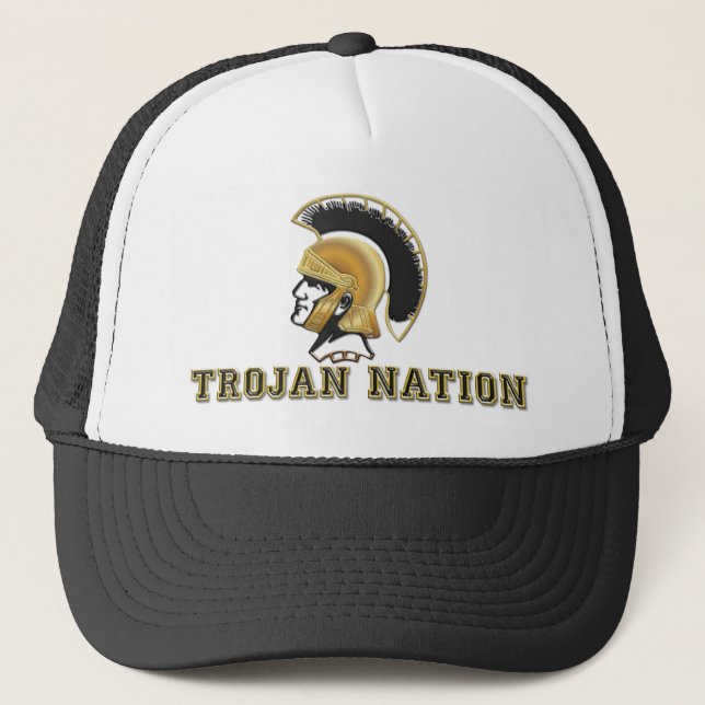 Trojan Nation - Team Support Truckerkappe (Vorderseite)