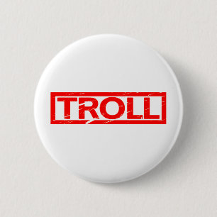 Troll-Briefmarke Button