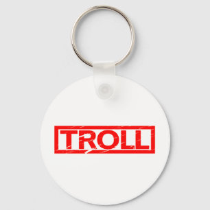 Troll-Briefmarke Schlüsselanhänger