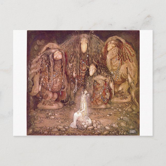 troll-clipart-3 postkarte (Vorderseite)