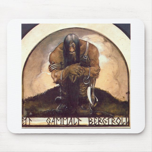 troll-clipart-4 mousepad (Vorne)