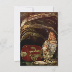 "Troll Door" von John Bauer Dankeskarte