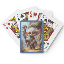 Troll-Elf-Spielkarten Stil 1