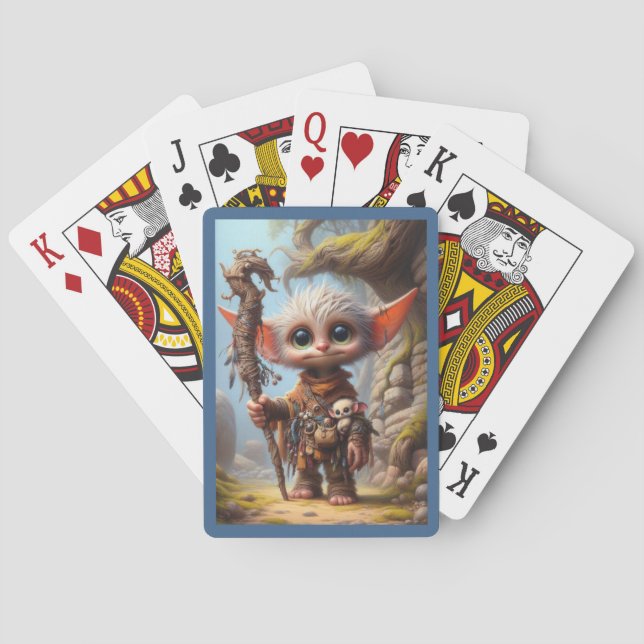 Troll-Elf-Spielkarten Stil 1 Spielkarten (Rückseite)