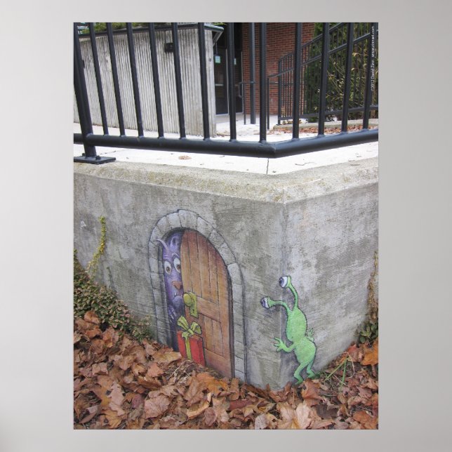 Troll-Gießerei Poster (Vorne)