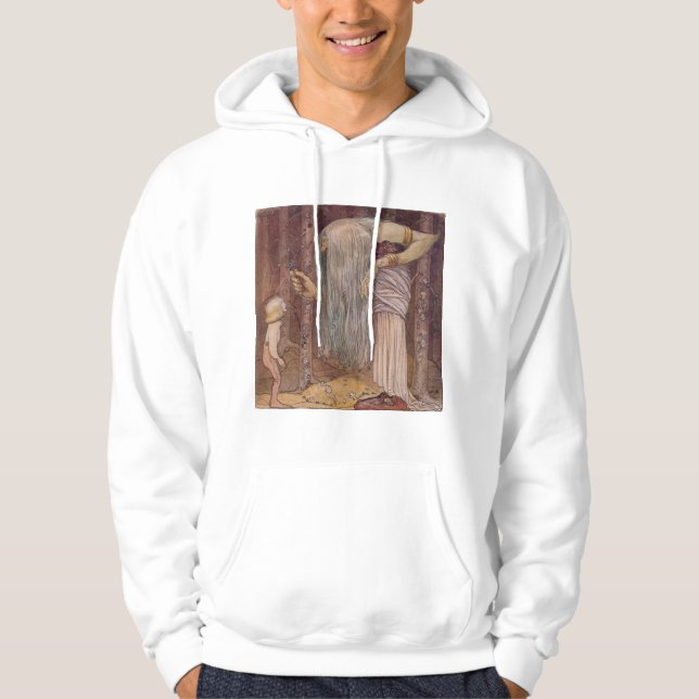 Troll Herb von John Bauer Hoodie (Vorderseite)