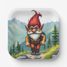 Troll Hiking in Norway, Paper Plates