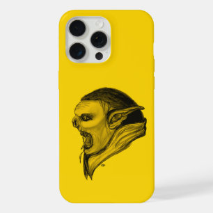 Troll im Schwarz-Gelb-Design iPhone 15 Pro Max Hülle