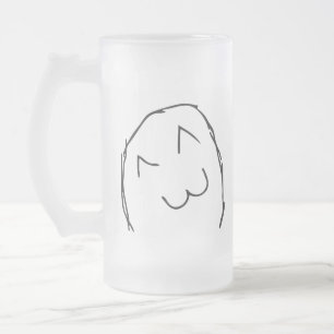 Troll LeMe Memes BLITHESOME FUNNY - BEARBEITBAR Mattglas Bierglas