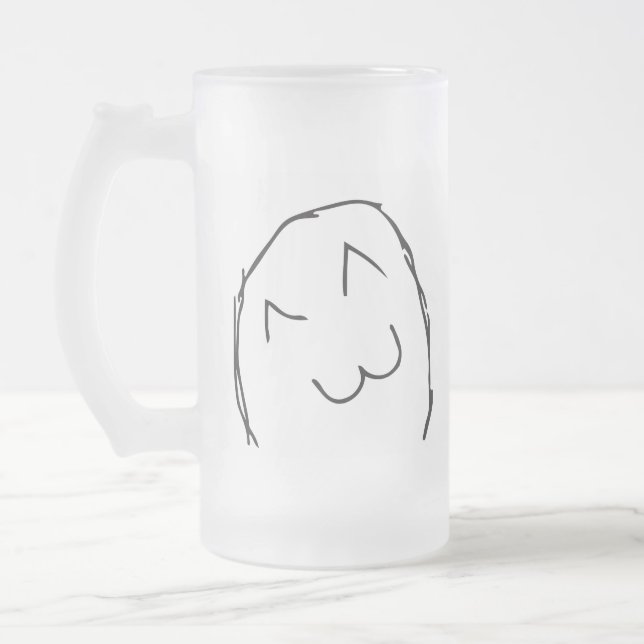 Troll LeMe Memes BLITHESOMOMFUNNY - EDITABLE Mattglas Bierglas (Links)